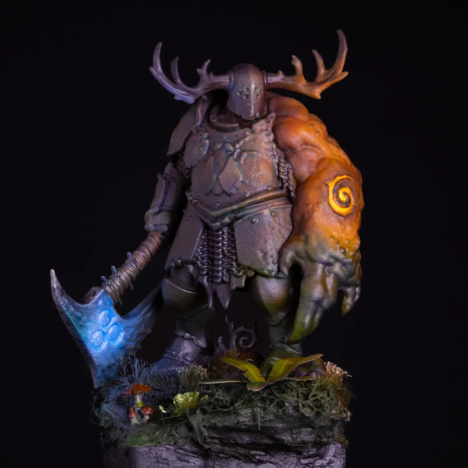 Mulgoth the Cleaver, front three-quarter view