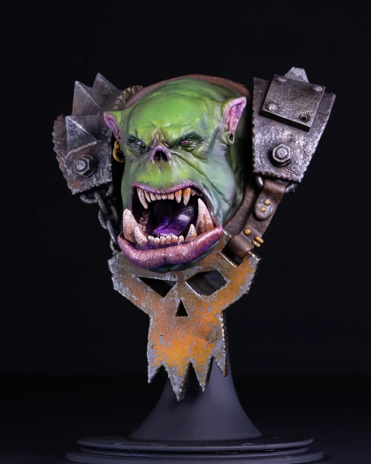 Orc Warrior Bust — view 2