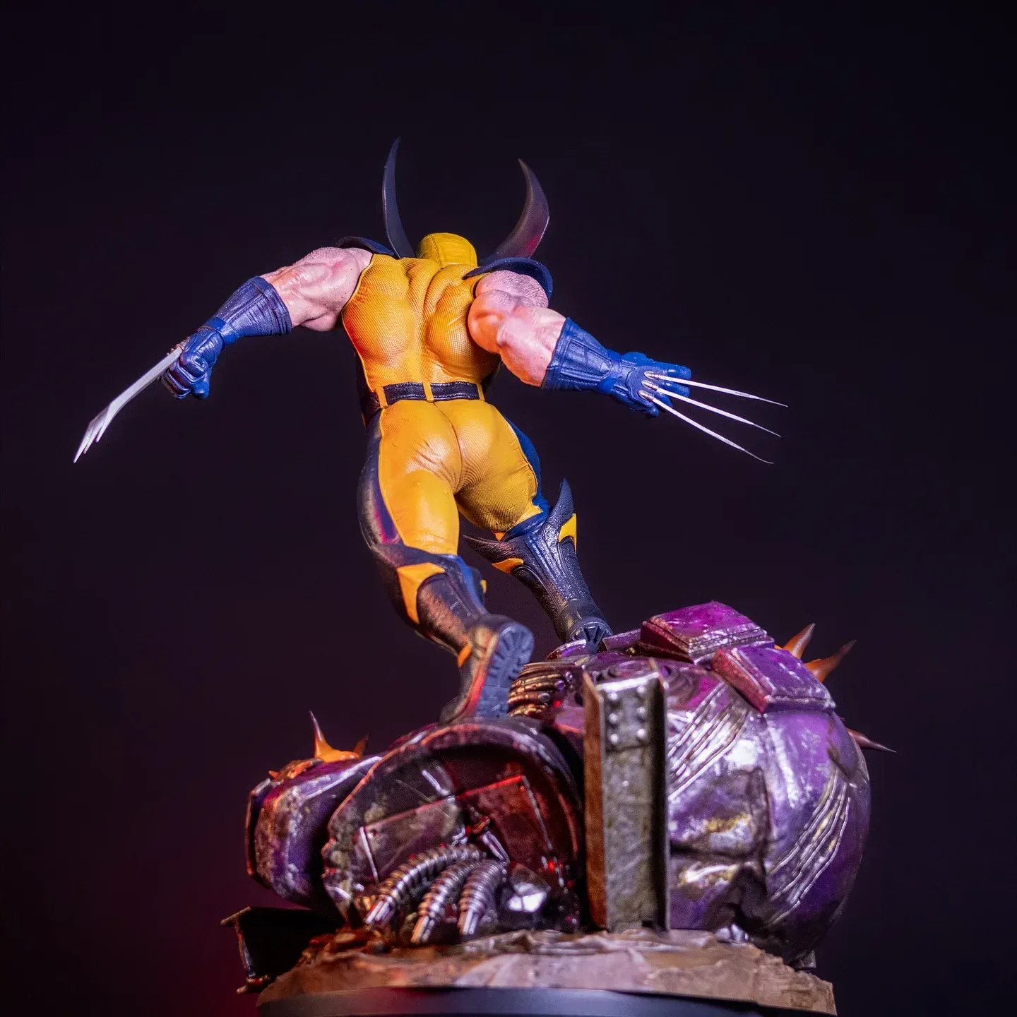 Wolverine Statue, view 5
