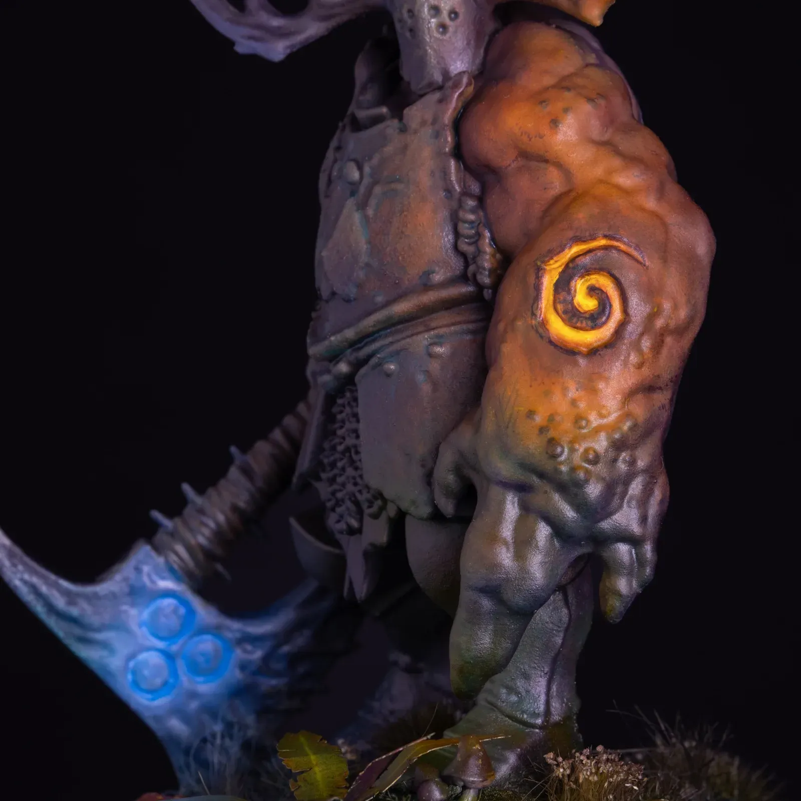 Mulgoth the Cleaver, close detail of the corrupted swirl